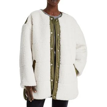 FRAME | FRAME Womens Oversized Army Teddy Coat,商家BHFO,价格¥905