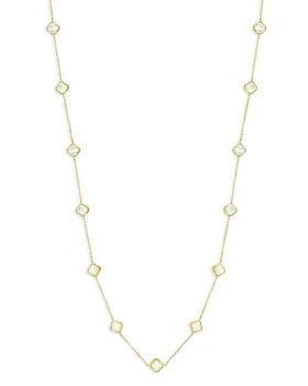 Bloomingdale's | Mother of Pearl Clover Station Necklace in 14K Yellow Gold, 20" - 100% Exclusive,商家Bloomingdale's,价格¥28253