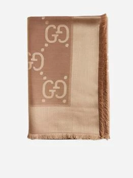Gucci | Jumbo GG wool and silk scarf 独家减免邮费