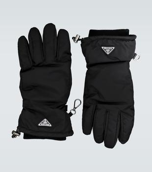 商品Prada | Nylon gloves with logo,商家MyTheresa,价格¥3996图片