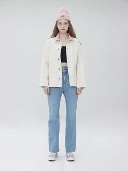 商品MUDIDI | Collar Block Denim Jacket 003,商家W Concept,价格¥1819图片