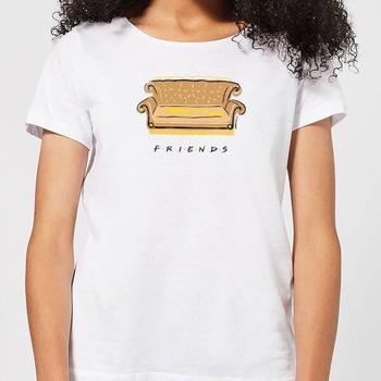 老友记推荐, Friends | Friends Couch Women's T-Shirt - White商品图片 