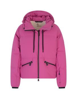 Moncler | Moncler Grenoble Woman Fuchsia Allesaz Short Down Jacket商品图片,8.4折