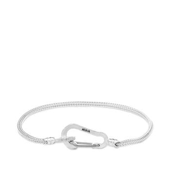 商品Mikia Silver Carabiner Bracelet图片