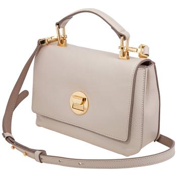商品Coccinelle Seashell / Taupe Ladies Liya Leather Handbag图片