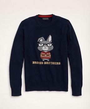 Brooks Brothers | Men's Lunar New Year Merino Wool Sweater商品图片,