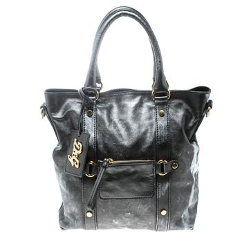 推荐D&G Metallic Grey Leather Golden Box Messenger Bag商品