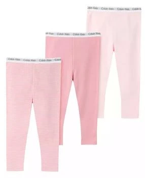 Calvin Klein | Baby Boys or Girls Organic Cotton Layette Pants, Pack of 3,商家Macy's,价格¥106