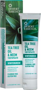 商品Desert Essence | Tea Tree Oil & Neem Wintergreen Toothpaste,商家Puritan's Pride,价格¥36图片
