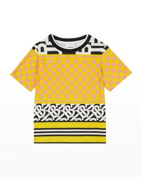 推荐Boy's Martie Mixed Print T-Shirt, Size 4-14商品