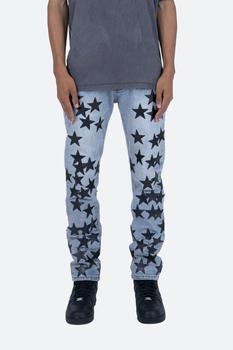 mnml gat好用吗, MNML | D270 Star Straight Denim - Blue/Black商品图片 