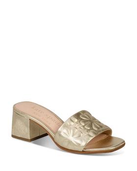 kate spade鞋, Kate Spade | Women's Emmie Mid Heel Sandals商品图片 3.5折, 满$150享8.5折, 满折
