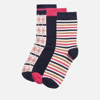推荐Barbour Claudia Fairisle Sock Gift Set商品
