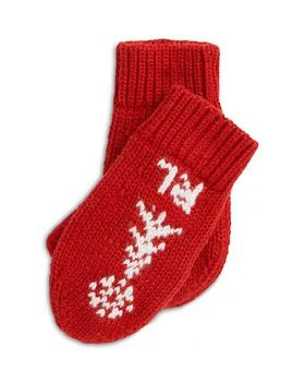 Ralph Lauren | Girls' Logo Intarsia Mittens - Baby,商家Bloomingdale's,价格¥334