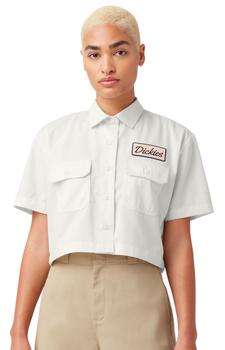 迪克斯, DICKIES | Cropped Work Shirt - Rinsed Cloud商品图片 8.8折