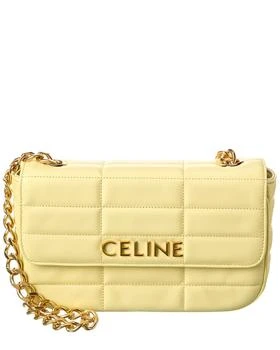 Celine | CELINE Monochrome Quilted Leather Shoulder Bag 5.7折