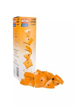 韩国美妆蛋, Geomag | Geomag Kor Egg Covers - Orange - 26-Piece Creative Magnet Cover Addition商品图片 