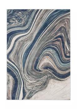 商品Abani Home | Porto Collection Contemporary Liquid Metal Area Rug,商家Belk,价格¥538图片