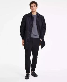 Hugo Boss | Men's Modern-Fit Puffer Overcoat,商家Macy's,价格¥1373