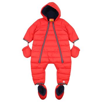 商品Timberland | Red Padded Infant Snowsuit,商家Designer Childrenswear,价格¥318图片
