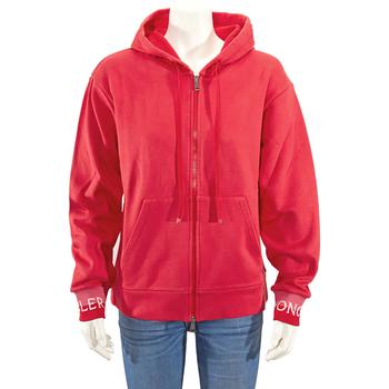 推荐Moncler Red Logo Cuff Hooded Jacket, Size X-Small商品