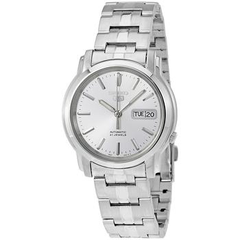 精工5号价格, Seiko | Seiko 5 Automatic Silver Dial Mens Watch SNKK65K1商品图片 4.4折