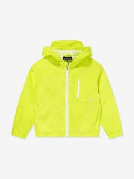 Emporio Armani | Emporio Armani Boys Hooded Zip Up Jacket in Green,商家Childsplay Clothing,价格¥1034