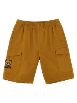 Moschino | Moschino Kids Logo Embroidery Bermuda Shorts,商家Baltini,价格¥899