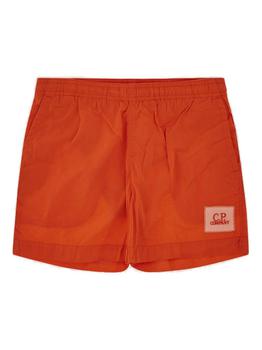 推荐C.P. Company Kids Logo Patch High Waist Swim Shorts商品