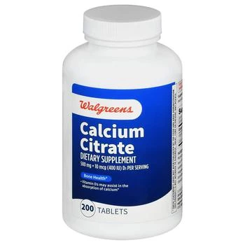 Walgreens | Calcium Citrate 500 mg Tablets,商家Walgreens,价格¥100