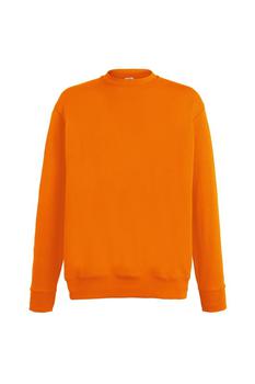 推荐Fruit Of The Loom Mens Lightweight Set-In Sweatshirt (Orange)商品