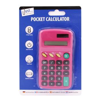商品Just Stationery | Just Stationery Pocket Calculator (Pink) (One Size),商家Verishop,价格¥64图片