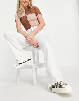 topshop jamie, Topshop | Topshop jamie flared jeans in white商品图片 8折