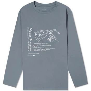 推荐Snow Peak x Mountain of Moods Mt.Tanigawa Long Sleeve T-Shir商品