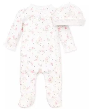 Little Me | Baby Girls Coverall with Matching Hat, 2 Piece Set,商家Macy's,价格¥99