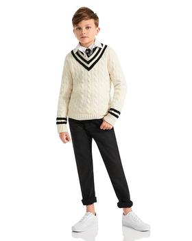 Boys' V Neck Cricket Sweater, Big Kid - 150th Anniversary Exclusive product img