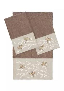 Linum Home Textiles | BRAELYN 3PC Embellished Towel Set,商家Belk,价格¥604