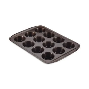 Circulon | Symmetry Nonstick Chocolate Brown 12-Cup Muffin Pan,商家Macy's,价格¥134