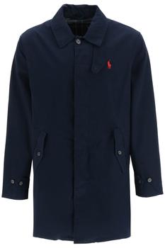 Ralph Lauren | Polo Ralph Lauren Twill Overcoat With Logo商品图片,7.9折