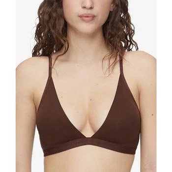 Calvin Klein | Women's Form To Body Lightly Lined Triangle Bralette QF6758,商家Macy's,价格¥182