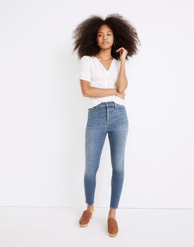 Madewell | 10" High-Rise Skinny Crop Jeans in Bradfield Wash商品图片,5折