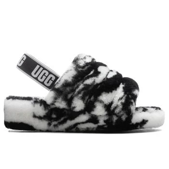 UGG | Women's Fluff Yeah Slide Marble - Black 