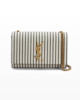 圣罗兰小金条, Yves Saint Laurent | Kate Small YSL Striped Canvas Shoulder Bag商品图片 