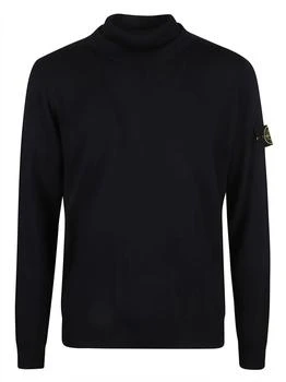 Stone Island | Logo Patched Rib Knit Pullover 7.7折