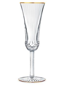 商品Saint Louis | Apollo Filet Or Crystal Champagne Flute,商家Saks Fifth Avenue,价格¥2455图片