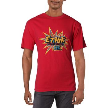 推荐ETHIK Mens Crewneck Printed T-Shirt商品
