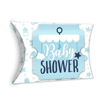 商品It’s a Boy - Favor Gift Boxes - Blue Baby Shower or Blue Birth Announcement Large Pillow Boxes - Set of 12,商家Macy's,价格¥117图片