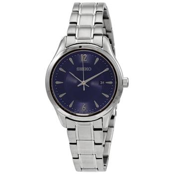 Seiko | Seiko Noble Quartz Blue Dial Ladies Watch SUR425商品图片,5.8折