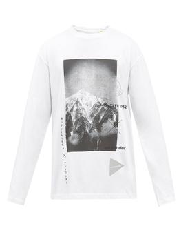 推荐Logo-print cotton-jersey long-sleeved T-shirt商品