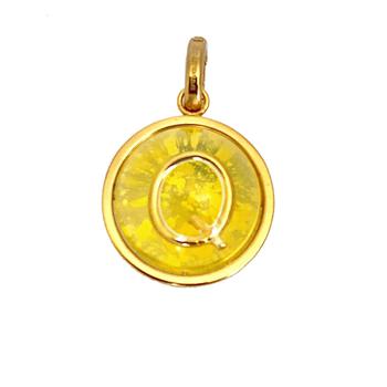 商品Gold Marbled Resin Q Alphabet Charm,商家Jomashop,价格¥570图片